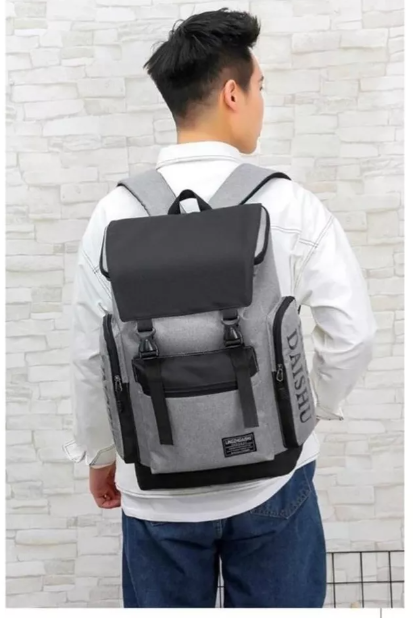 Mochila Back Pack Broche Antirrobo Casual Gym Viaje
