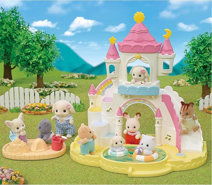 Sylvanian Families Nursery Sandbox Y Pool Ternurin Guarderia