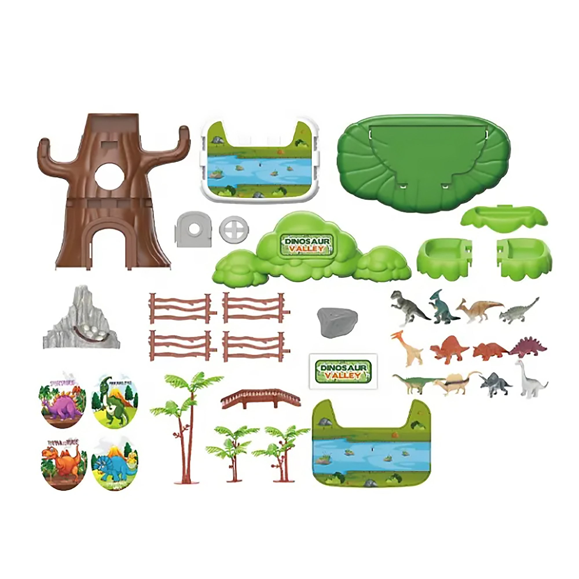Casa del arbol de Dinosaurios para Niños con Mapa Y Árbol, Dinosaurios Jurásicos