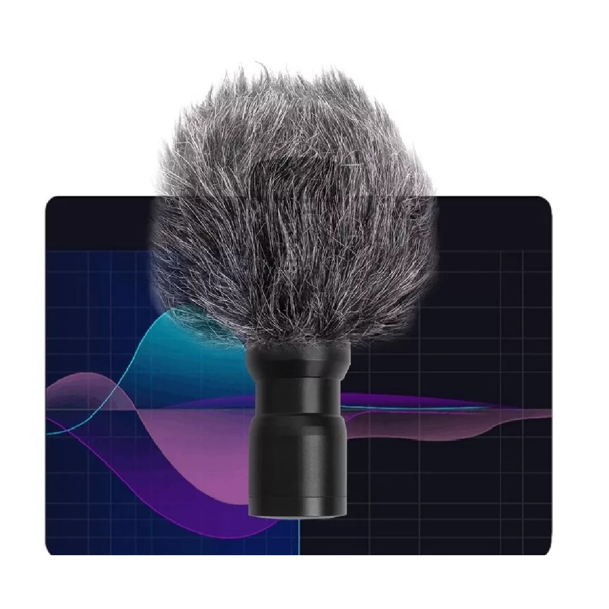 Micrófono Axnen Ax mm1 Condensador Cardioide Escopeta Negro