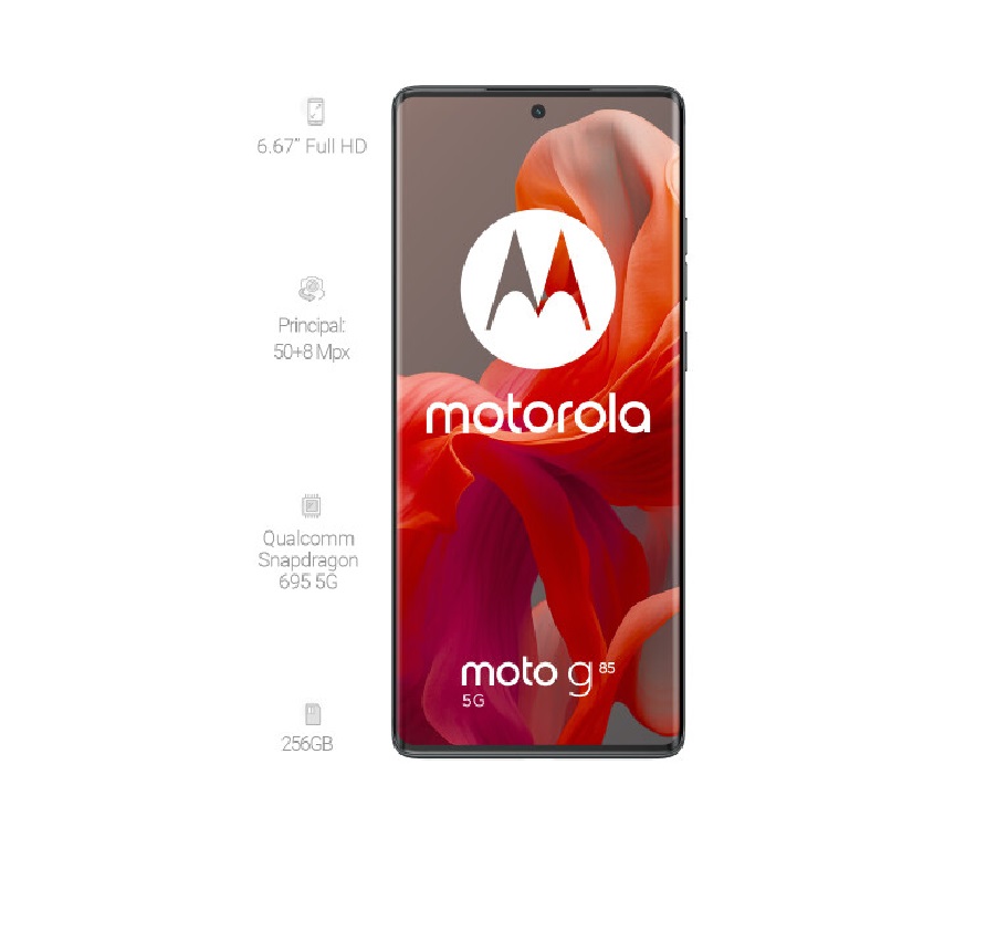 Motorola G85 5G 256Gb 8Ram Dual Sim Color Grafito Nuevo Desbloqueado