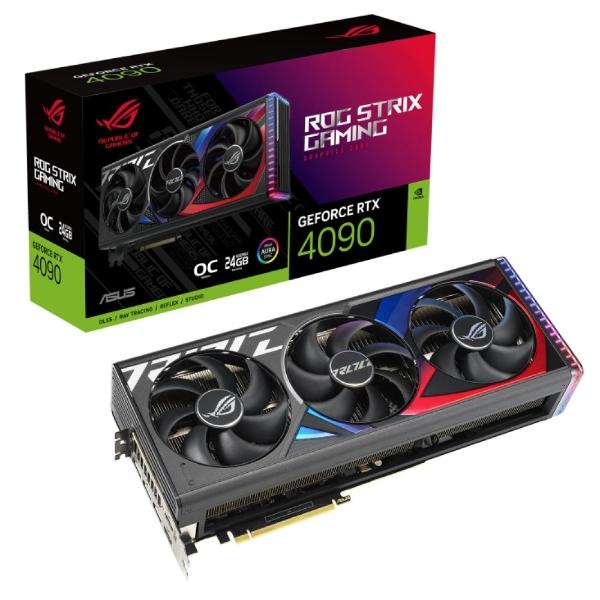 Tarjeta de video ASUS NVIDIA ROG Strix GeForce RTX 4090 OC 24GB GDDR6X