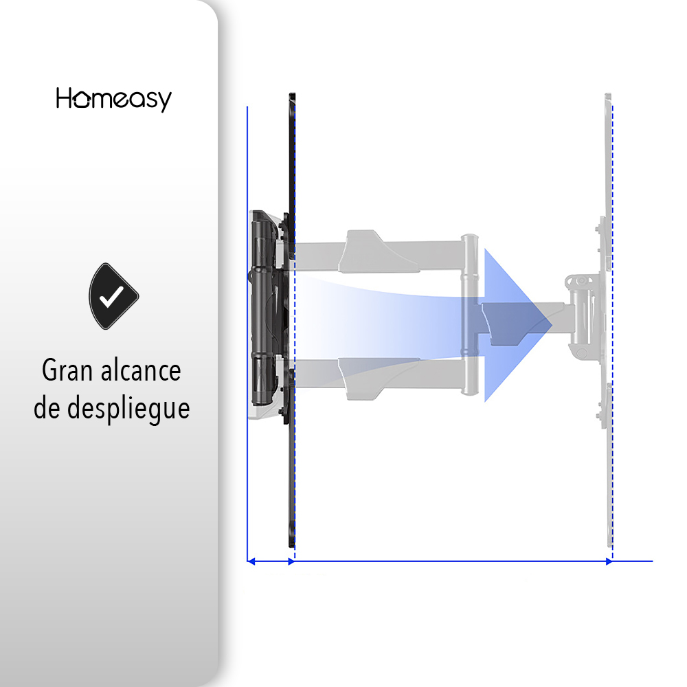 SOPORTE PARA T.V. DE 32 A 55 PULGADAS