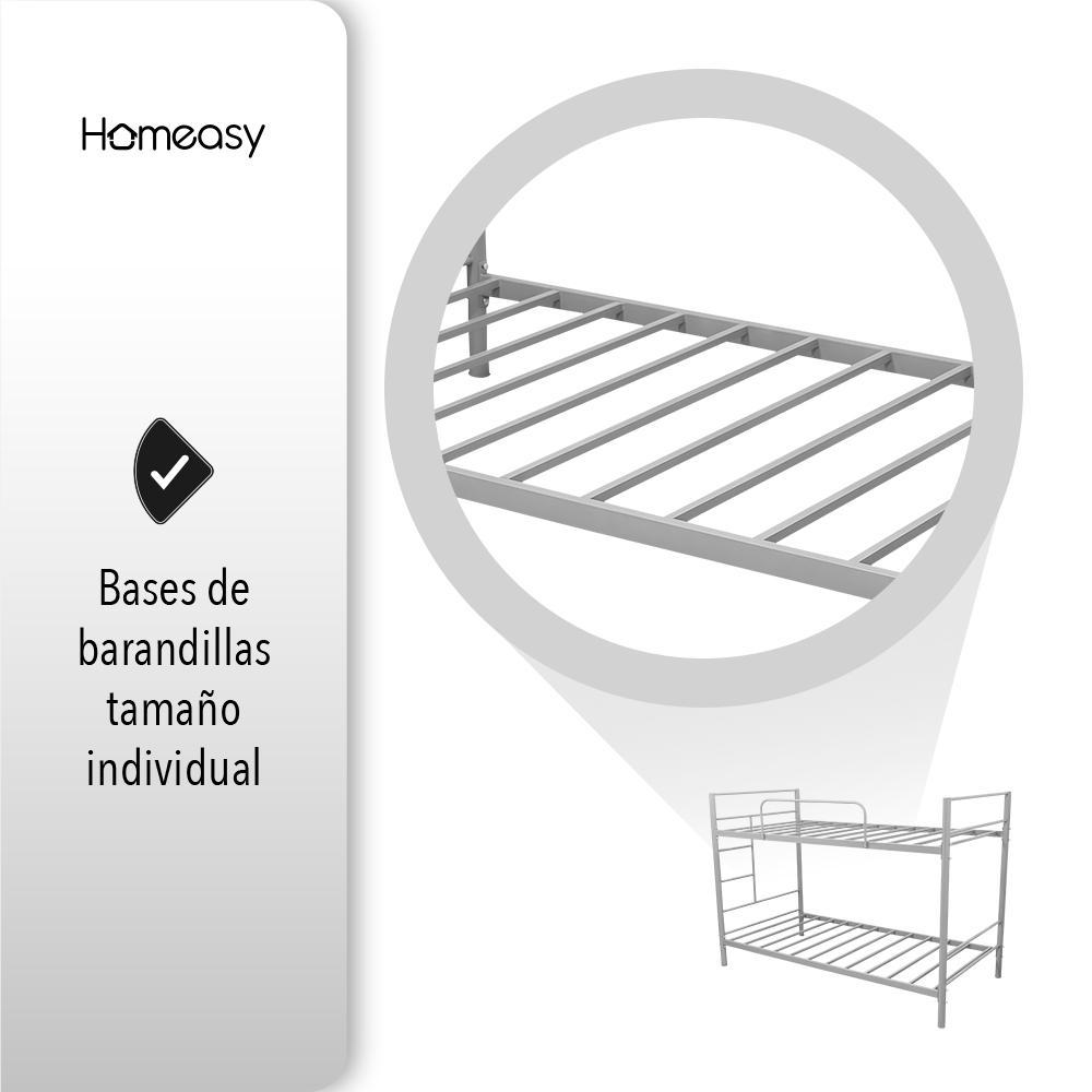 LITERA PARA COLCHONES INDIVIDUAL-INDIVIDUAL COLOR GRIS