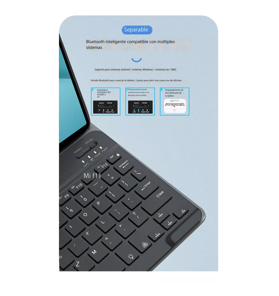 Funda Rotación 360 C/teclado Para Huawei Matepad 11.5 2023