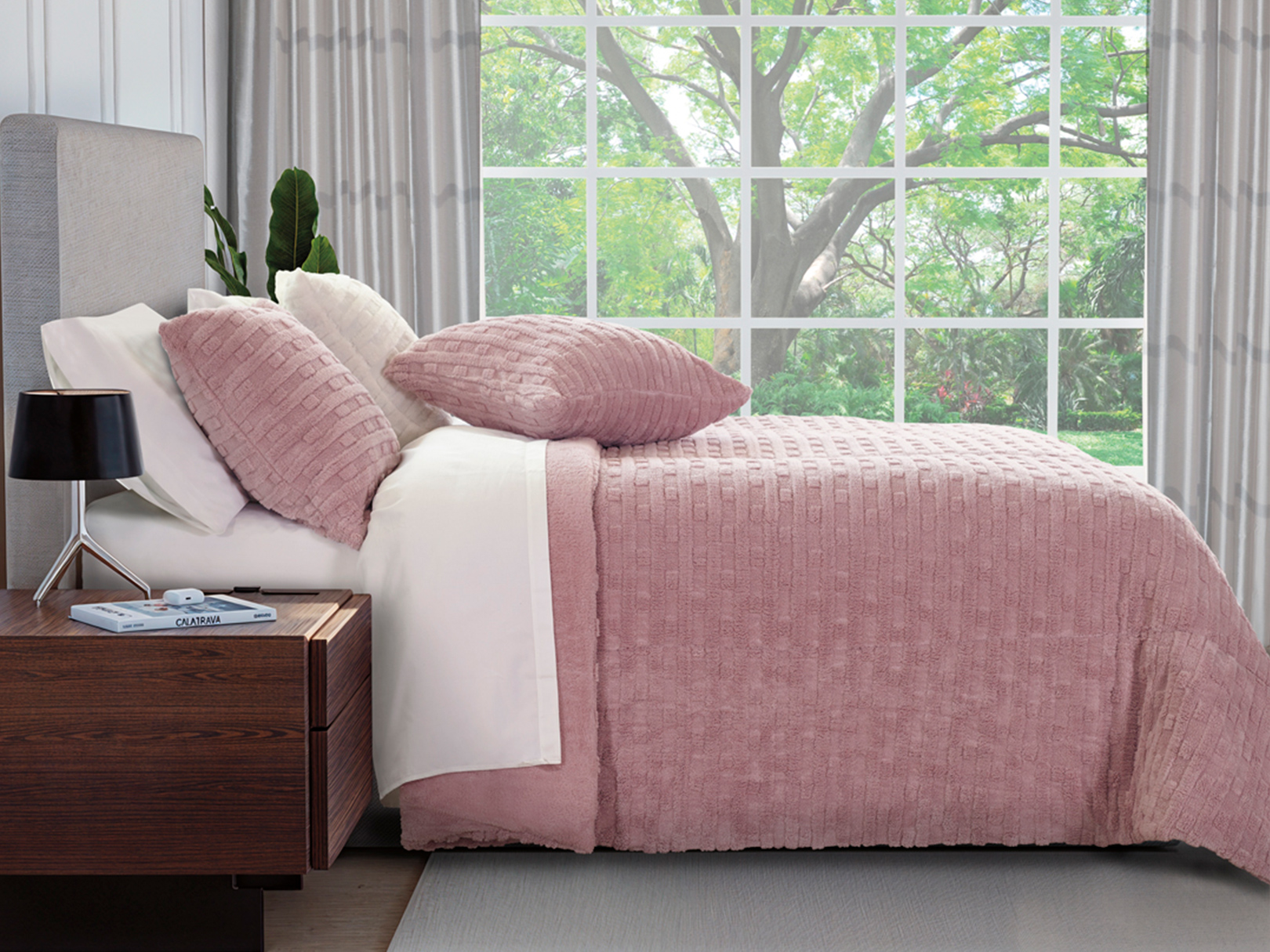 Cobertor Nórdico de Microfibra Palo de Rosa King Size Dormireal