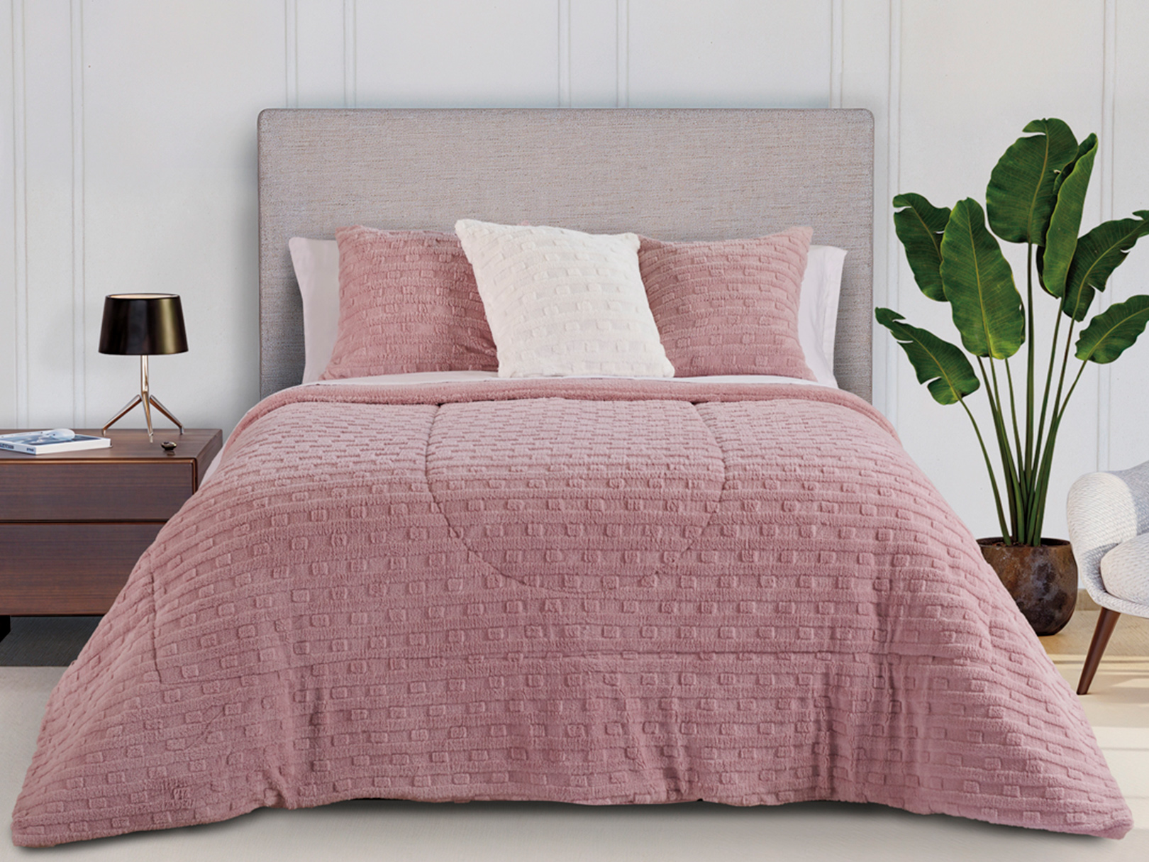 Cobertor Nórdico de Microfibra Palo de Rosa King Size Dormireal