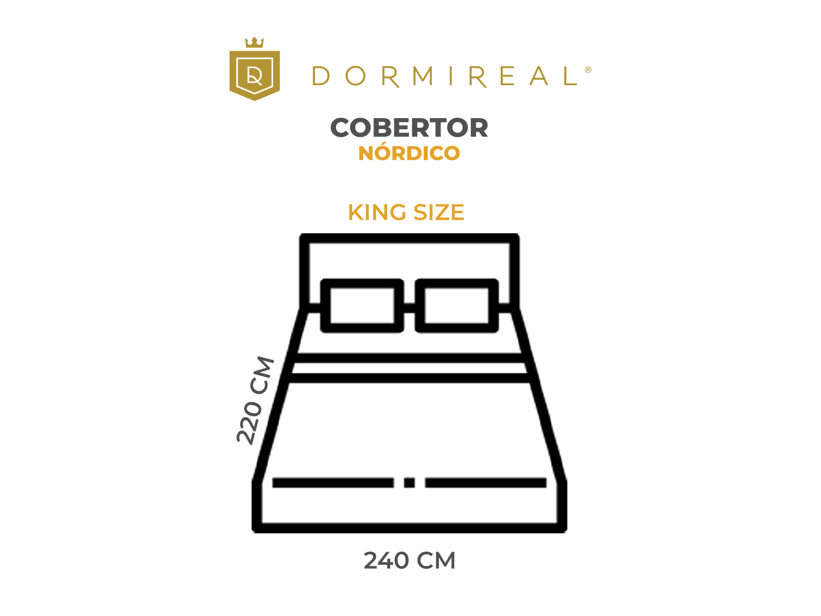 Cobertor Nórdico de Microfibra Palo de Rosa King Size Dormireal