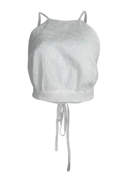 Blusa de tiras Carina J&B color blanco para Mujer
