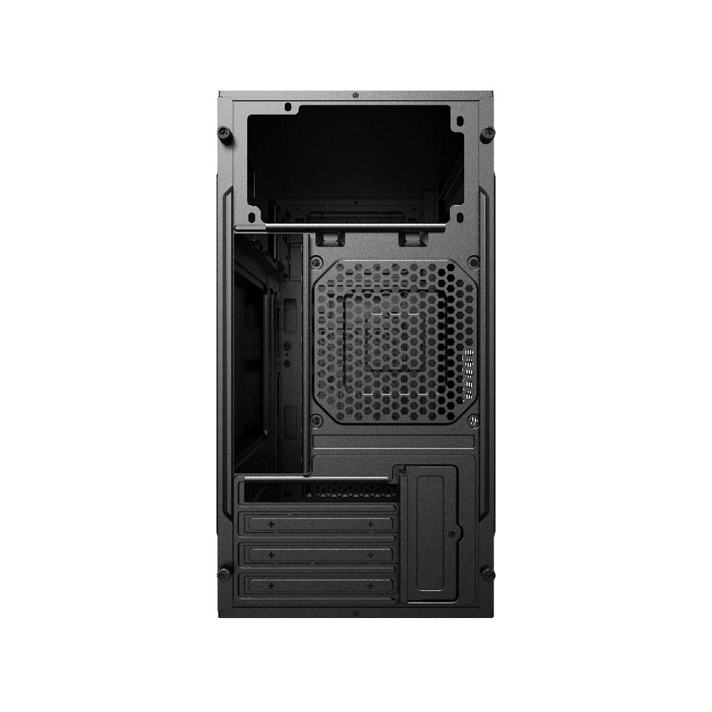 Gabinete Acteck Performance II GI215W con Ventana, Micro-Tower, Micro-ATX/Mini ATX, USB 2.0, con Fuente de 500W, sin Ventiladores Instalados, Negro.
