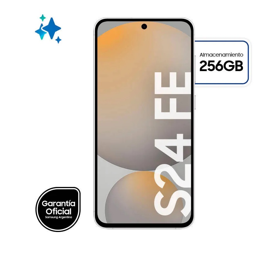 Samsung S24 FE 5G 256Gb 8Ram Dual Sim Color Gris Nuevo Desbloqueado