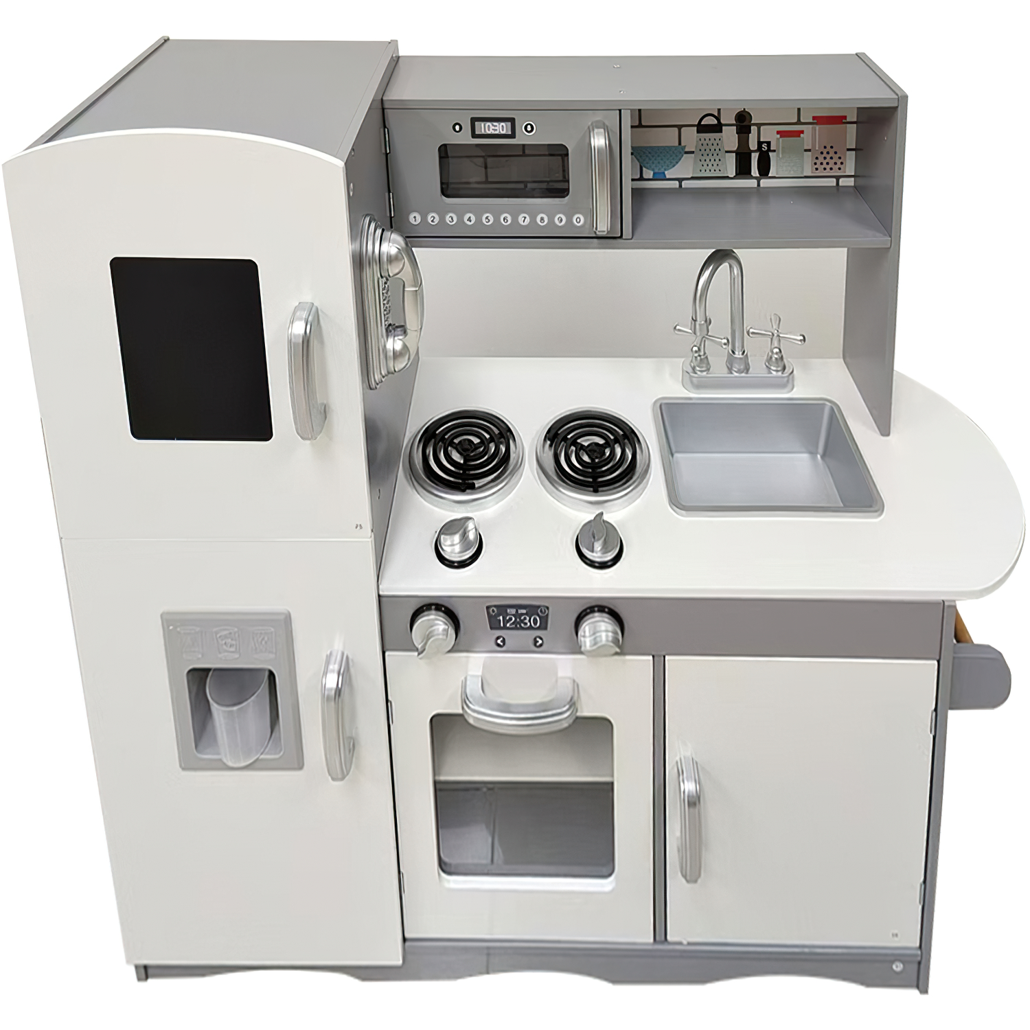 Cocina Cocinita Juguete Infantil Madera Moderna Niños Accesorios Little Monkey