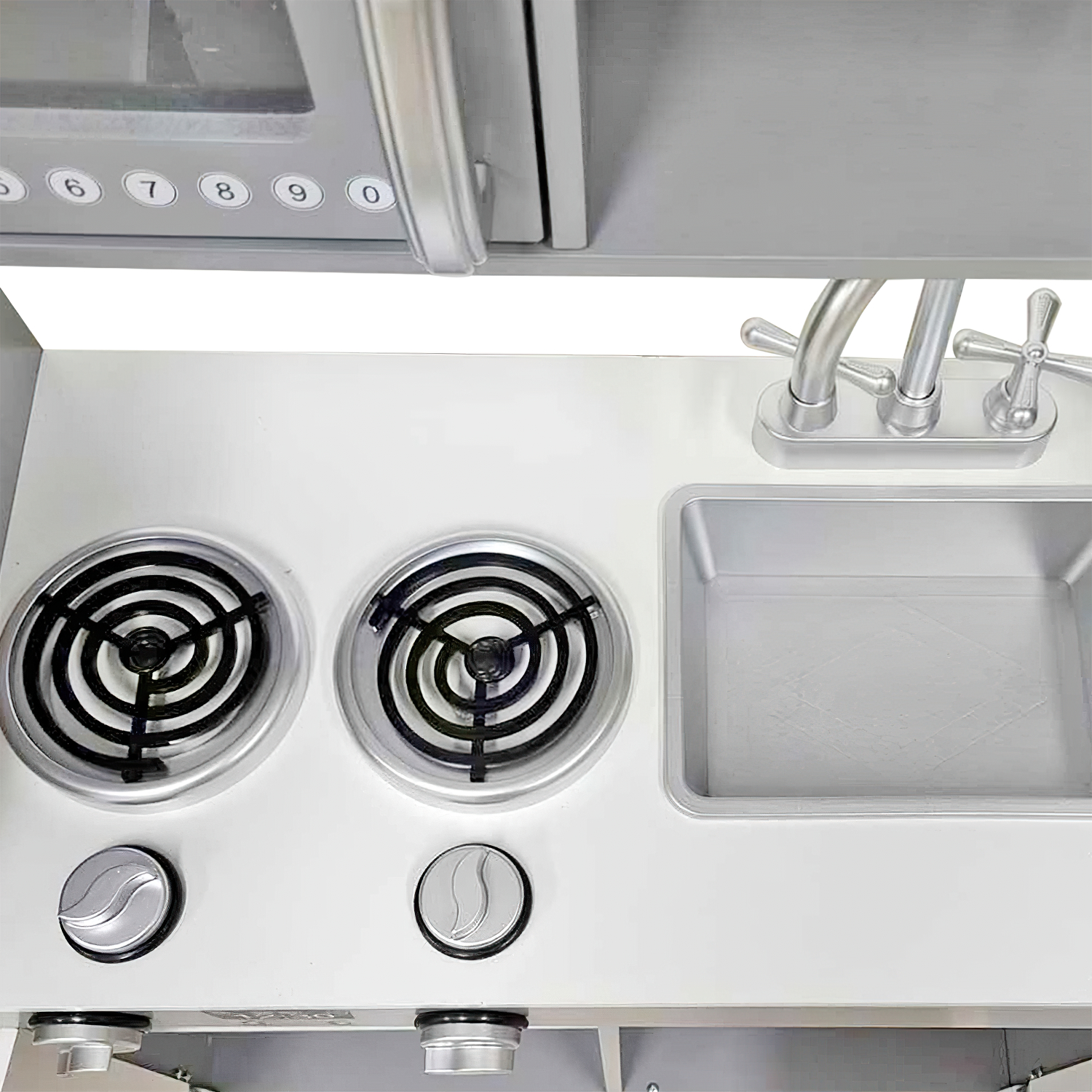 Cocina Cocinita Juguete Infantil Madera Moderna Niños Accesorios Little Monkey