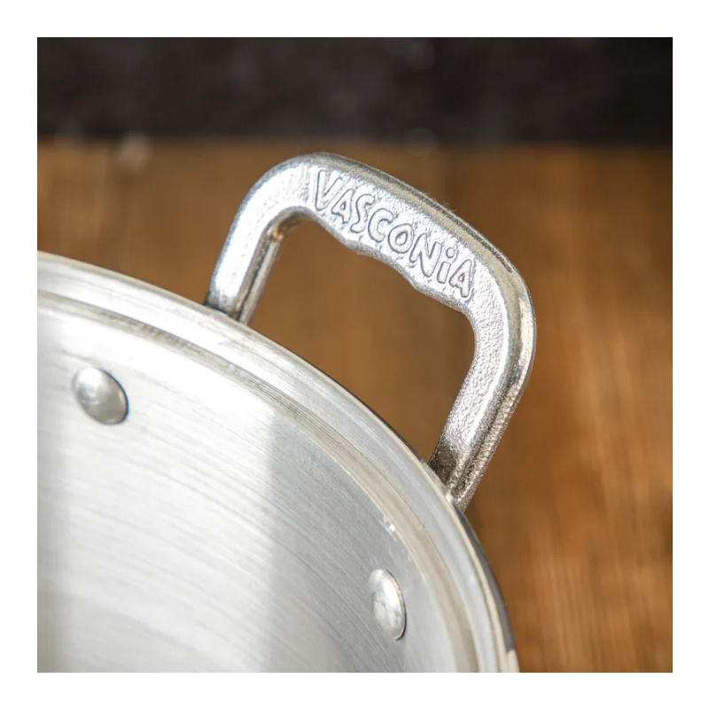 Vaporera Tamalera de Aluminio Tapa Vidrio 30 Lts Vasconia