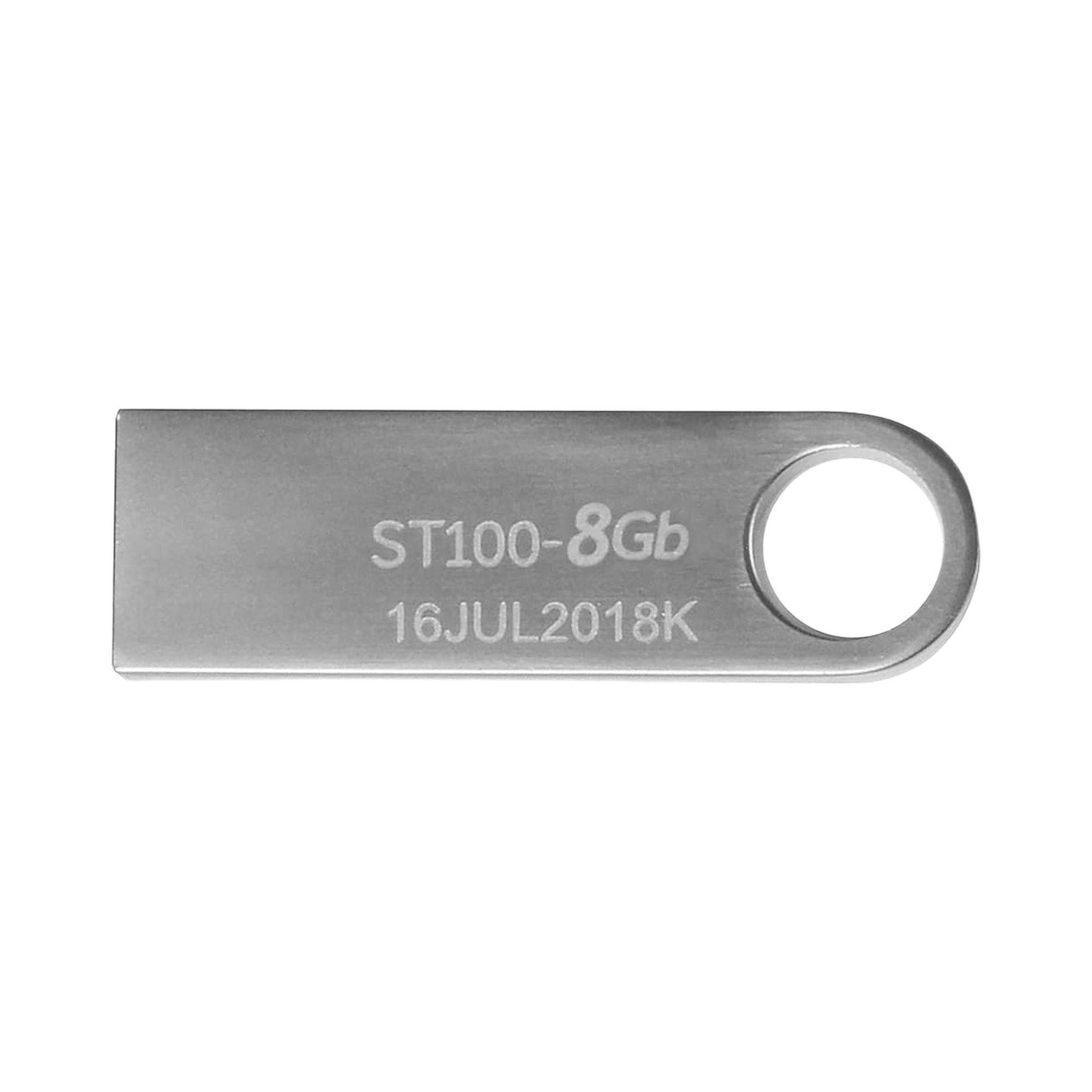 50 Pack - Memoria USB de 8 GB Stylos ST100, Metálica