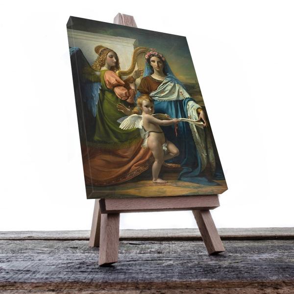 Cuadro Decorativo Canvas Religioso Santa Cecilia Roma 45 X 30