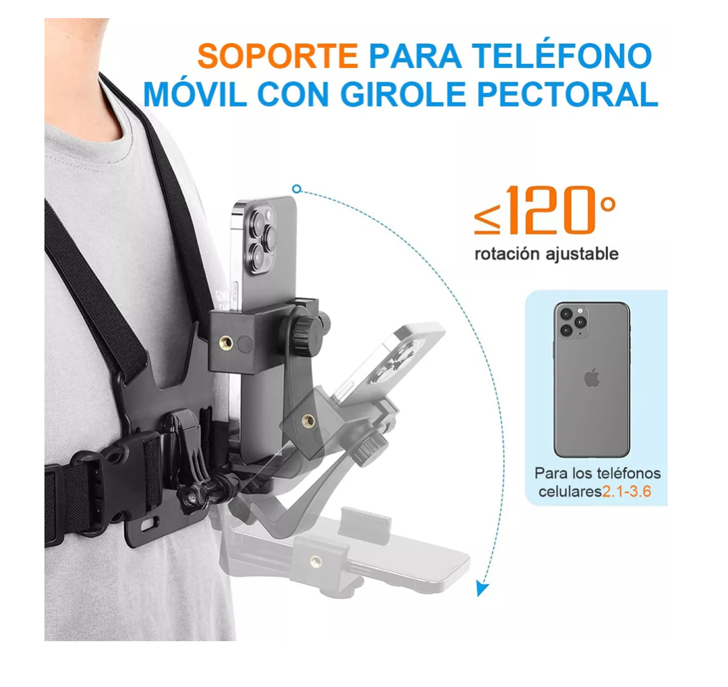 Arnés Soporte De Celular Para Pecho