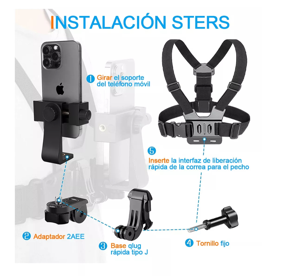 Arnés Soporte De Celular Para Pecho