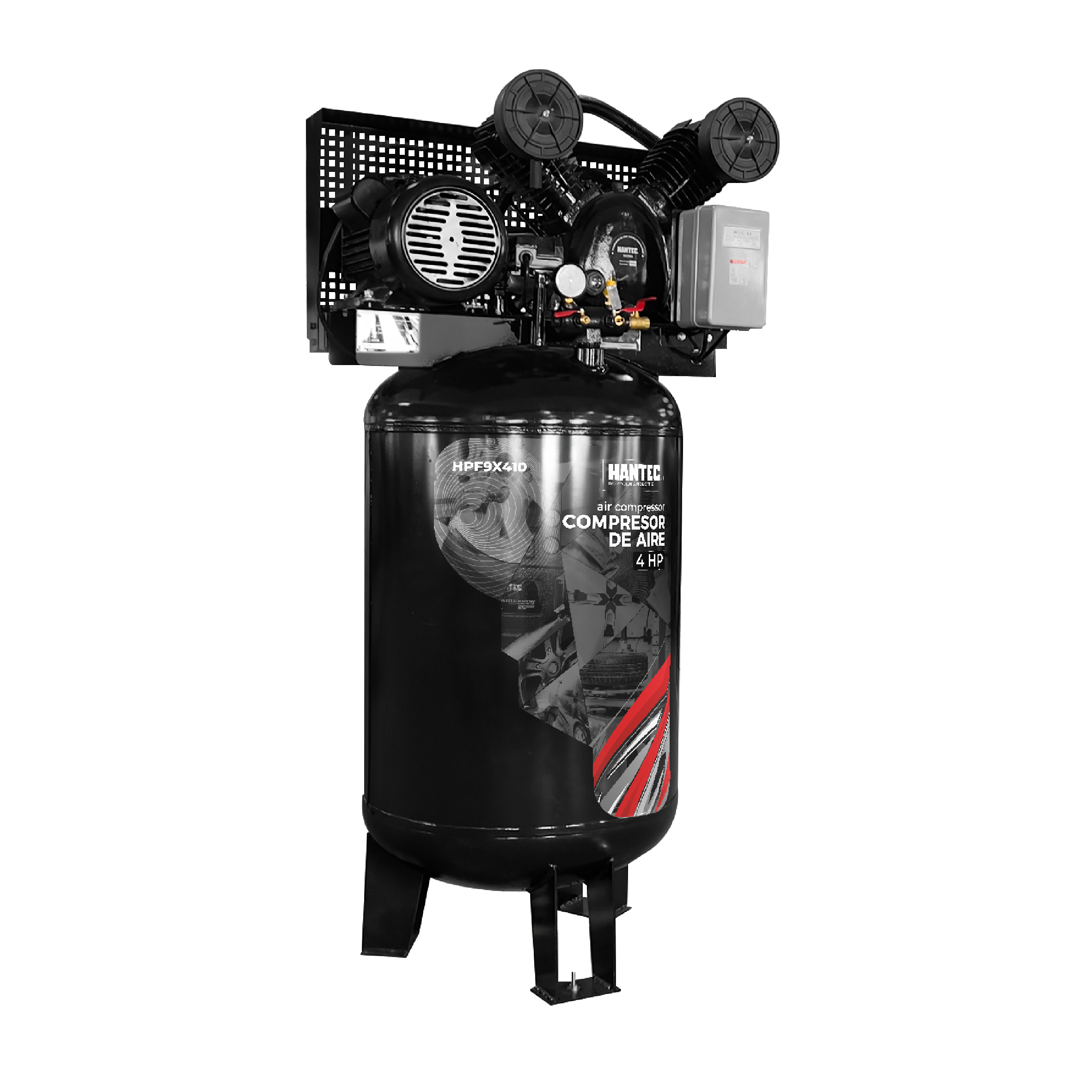 HANTEC Compresor de Aire PistonForce 300L   4HP  110V