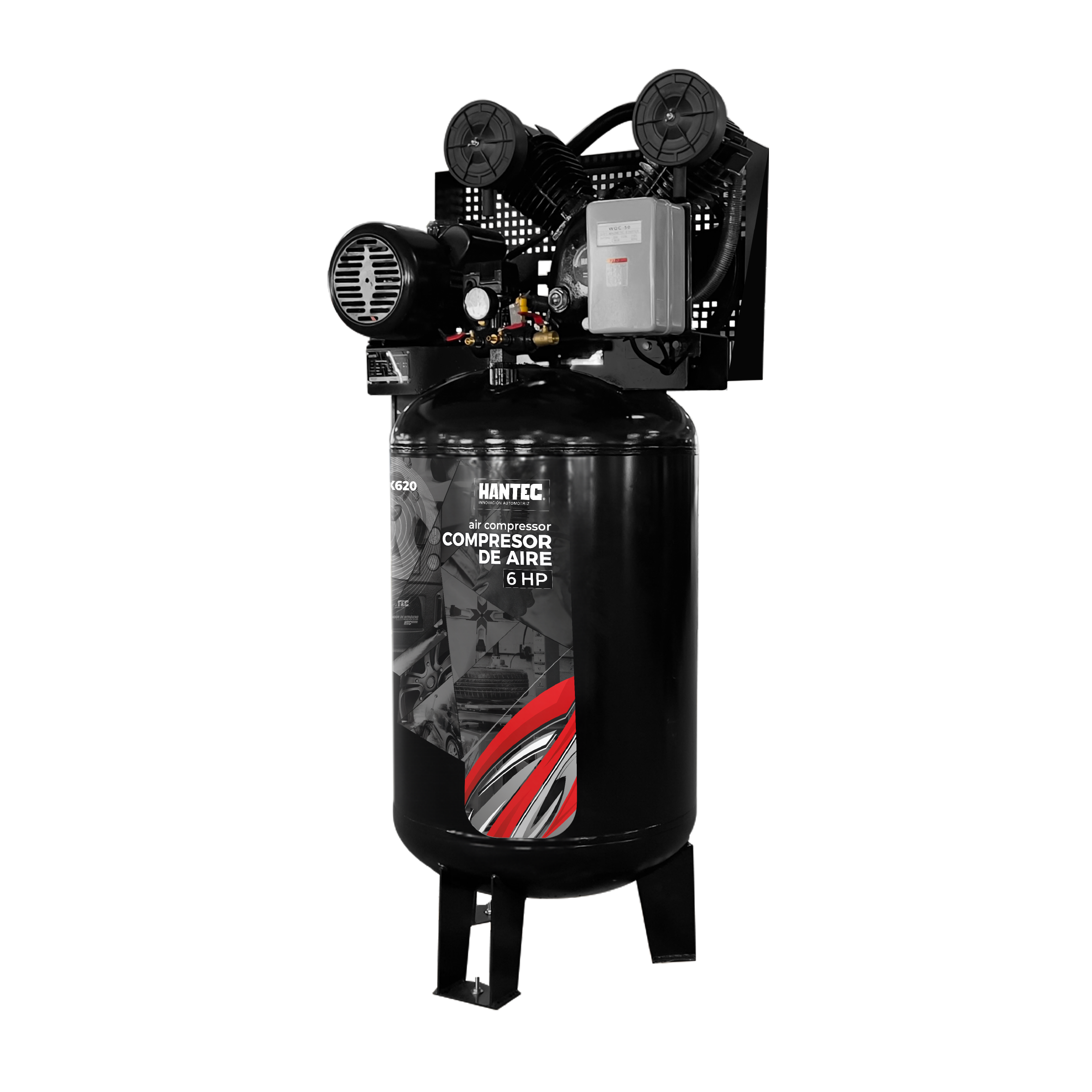 Compresor de aire HANTEC PistonForce 300 L 6 HP 220V