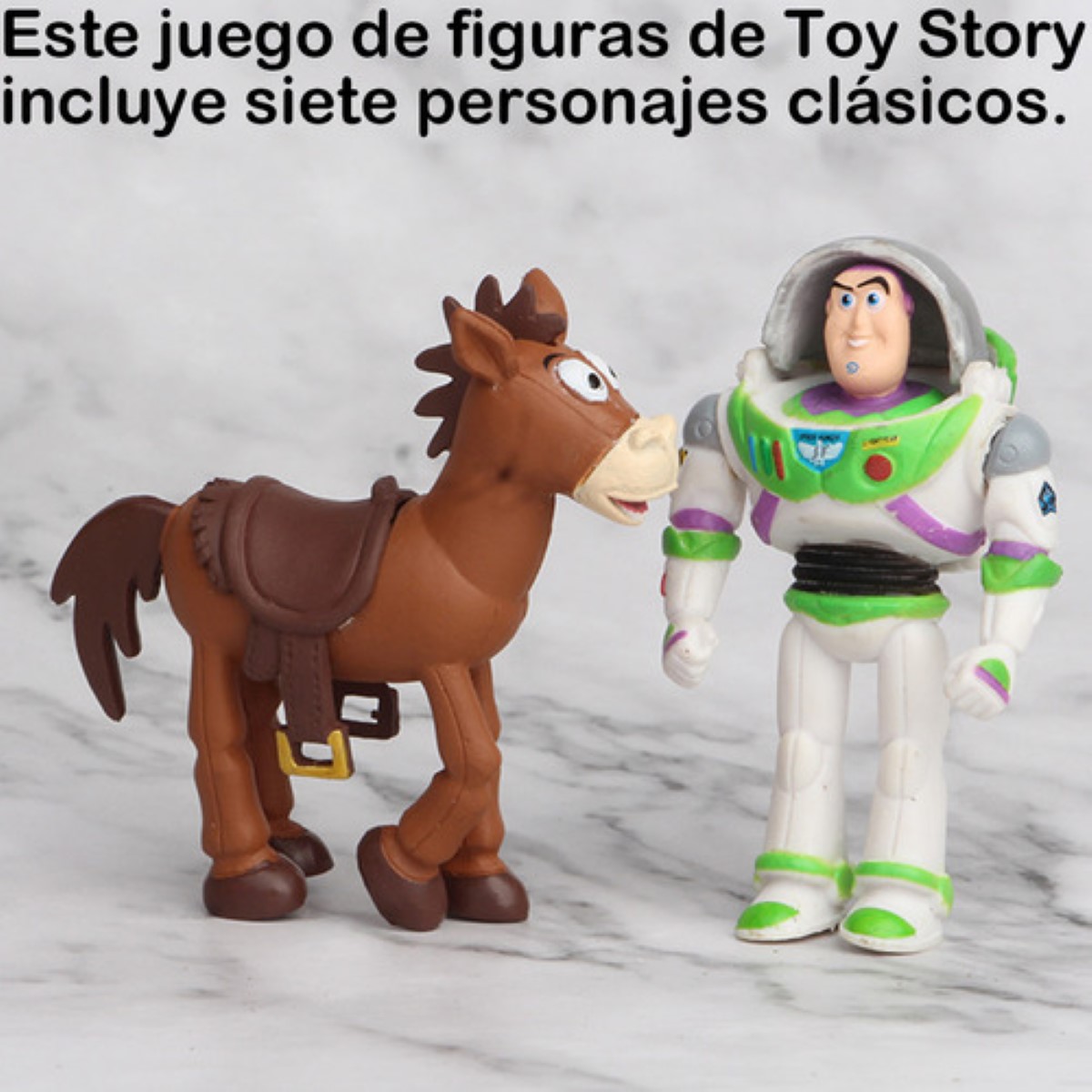 Figuras Buzz Toy Anime Muñecas Juguetes De Colección 7 pcs multicolor