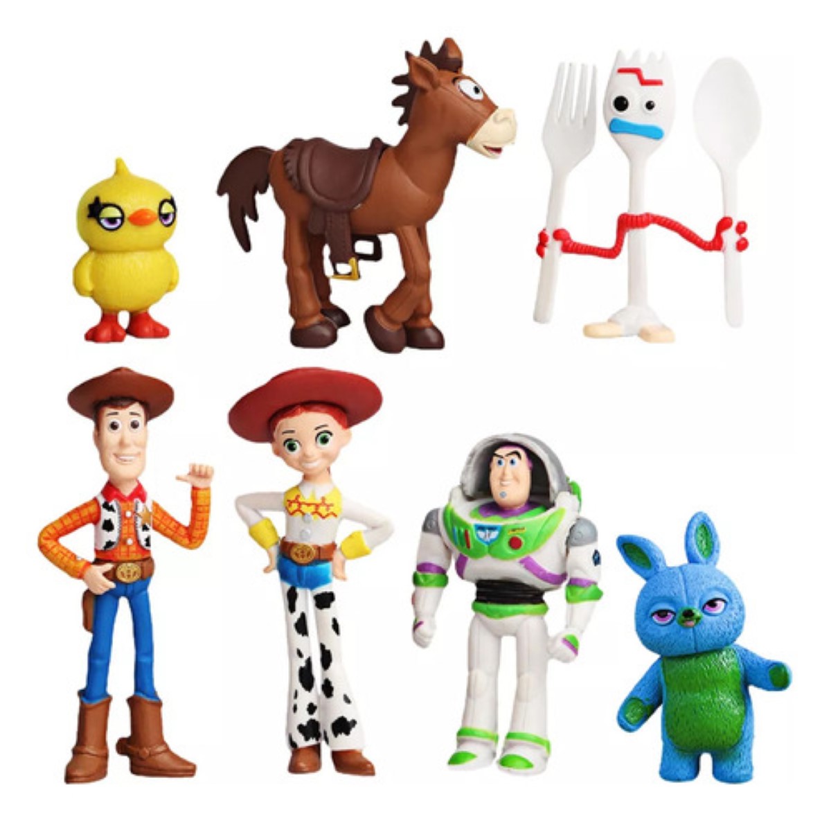 Figuras Buzz Toy Anime Muñecas Juguetes De Colección 7 pcs multicolor