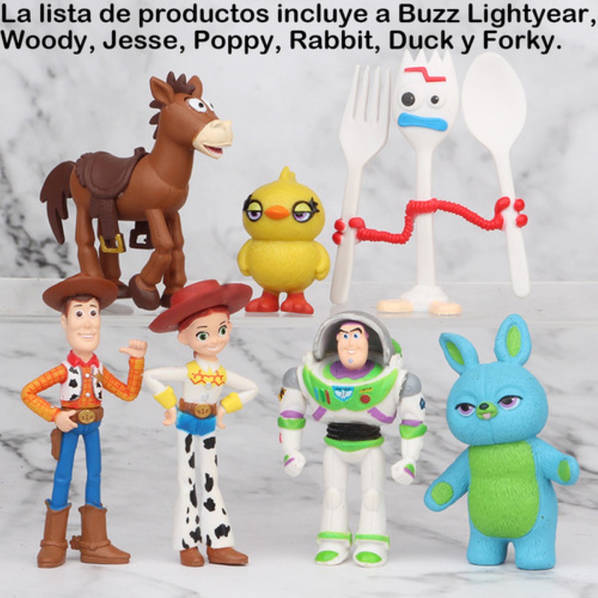 Figuras Buzz Toy Anime Muñecas Juguetes De Colección 7 pcs multicolor