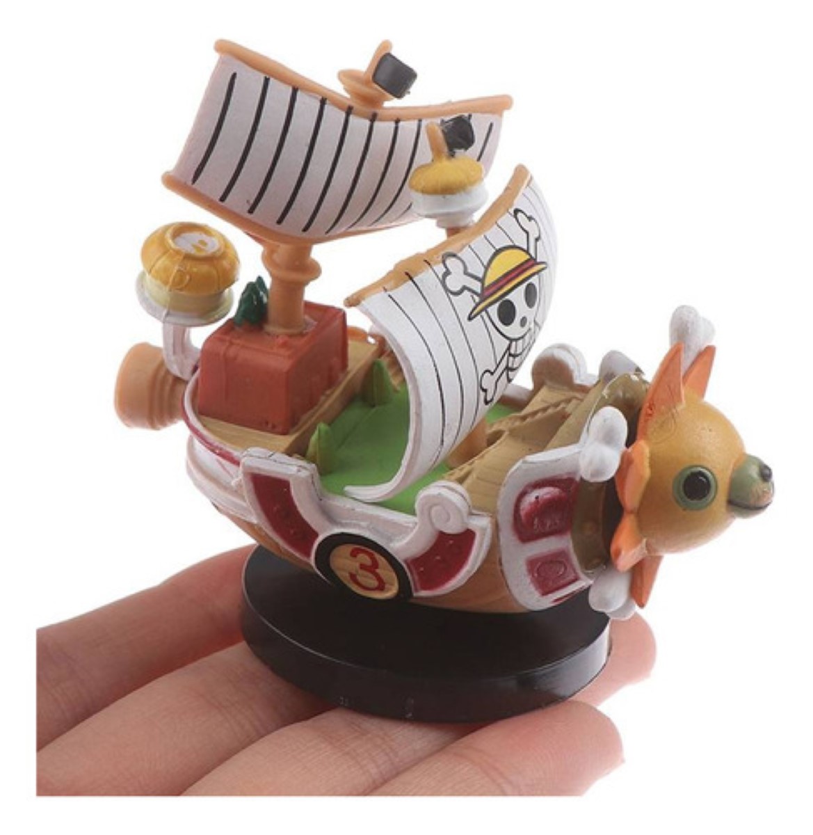 Figura 2 Mini Barco Thousand Sunny Y Going Merry One Piece multicolor