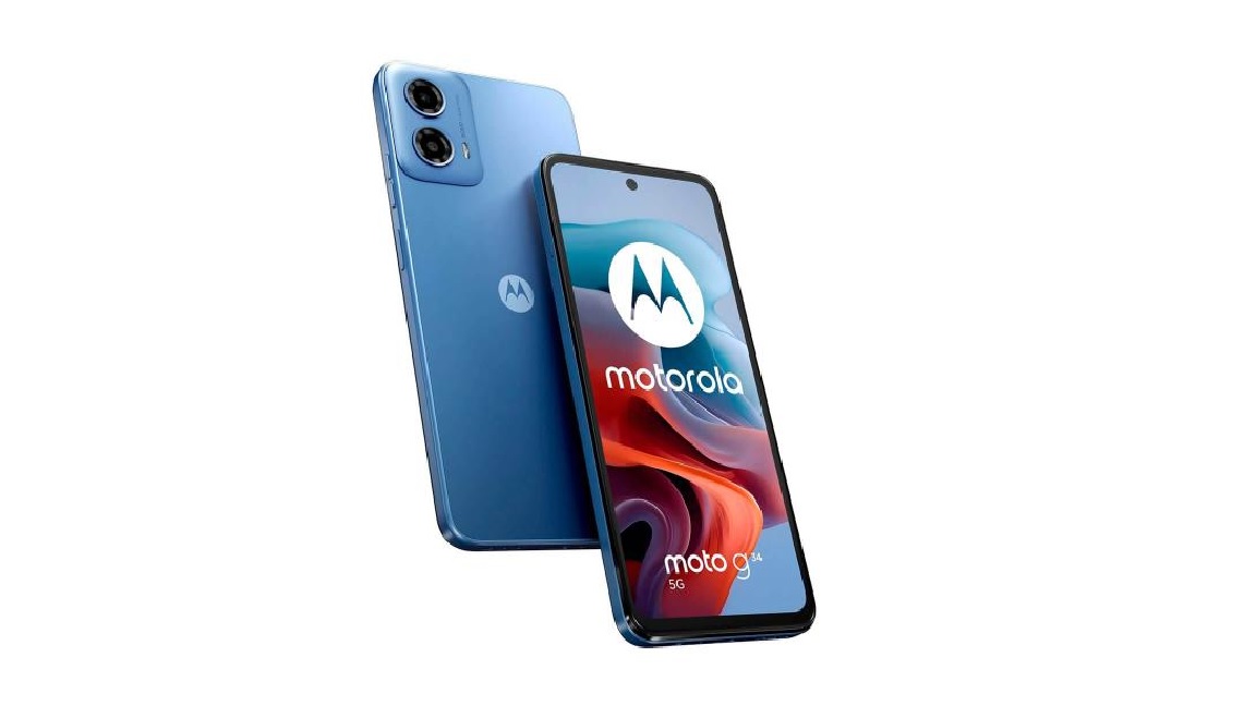 Motorola G34 5G 256Gb 8Ram Dual Sim Color Azul Nuevo Desbloqueado Nuevo