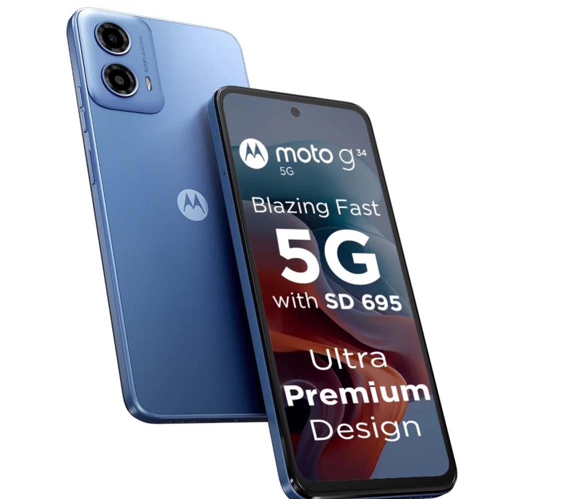 Motorola G34 5G 256Gb 8Ram Dual Sim Color Azul Nuevo Desbloqueado Nuevo