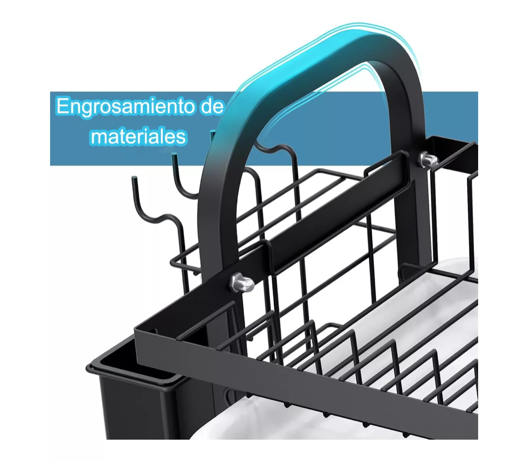 Escurridor De Platos De Acero Inoxidable De 2 Niveles