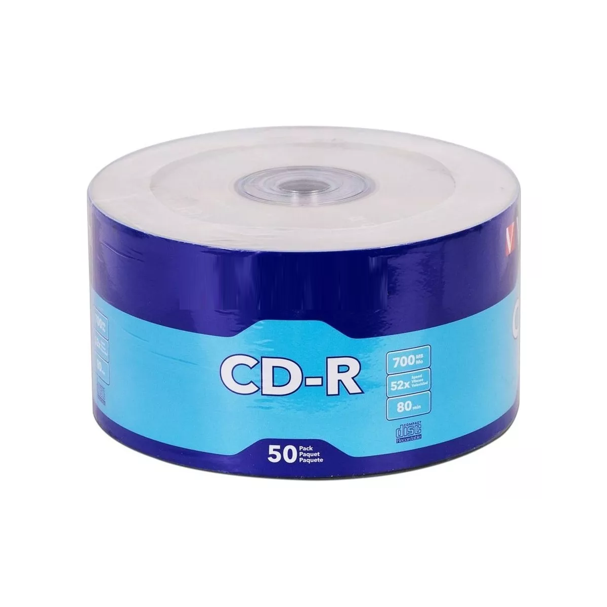 100 Discos Cd-r Verbatim 52x 700mb Con Sobre Papel