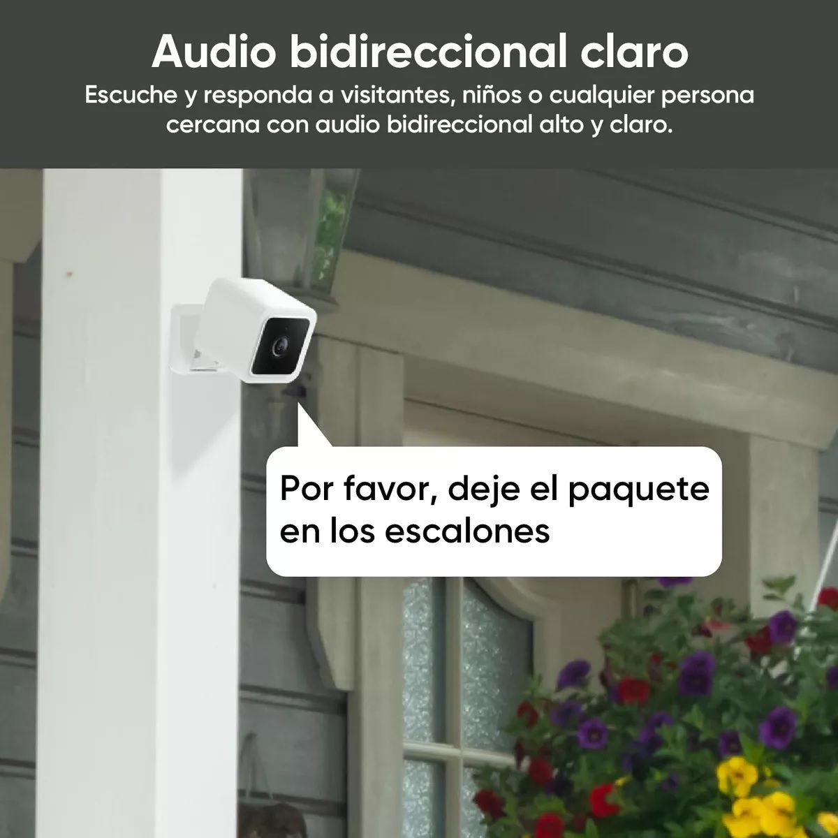  Cámara de Seguridad con Cable de 1080p HD para Interiores y Exteriores