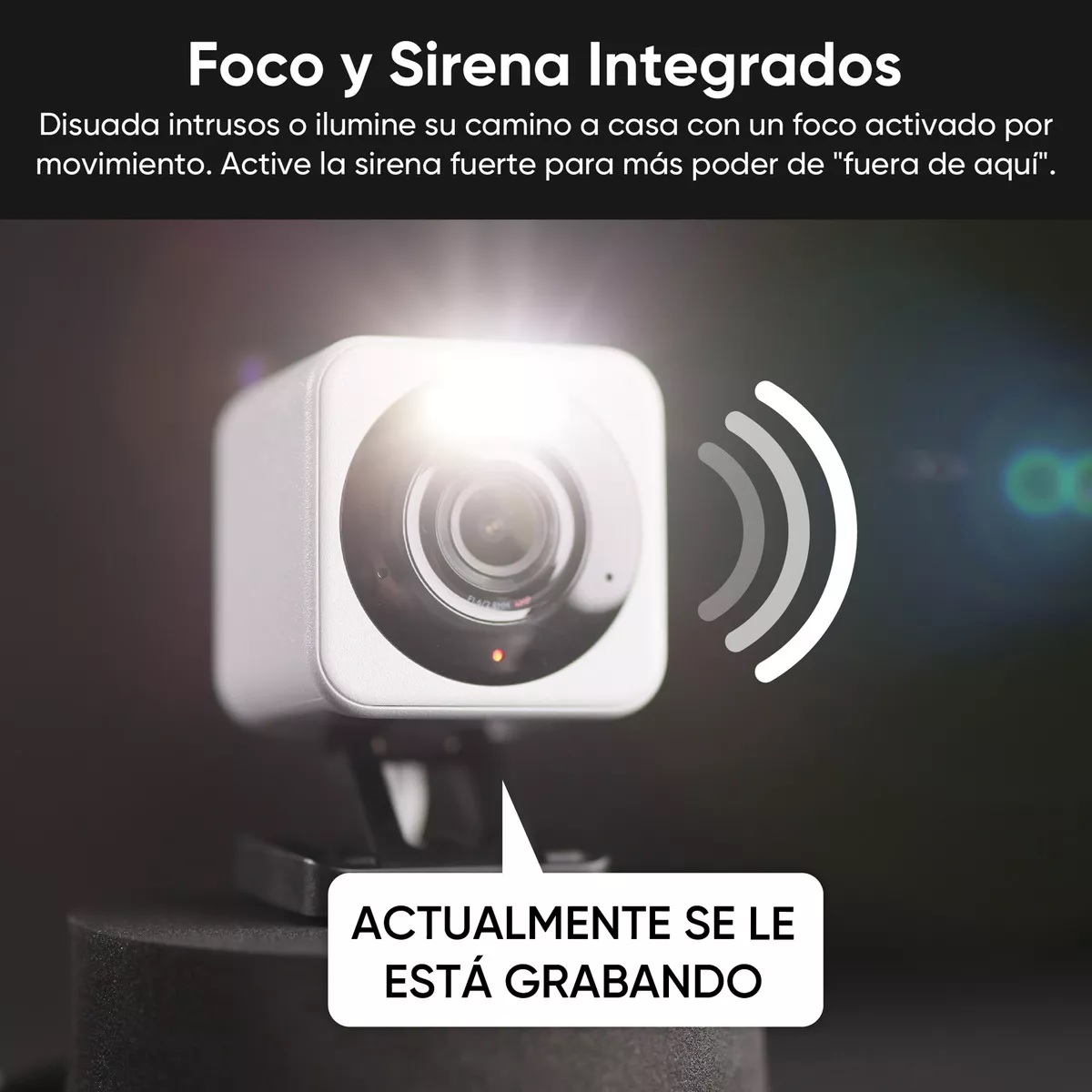 Cámara de seguridad Wyze Cam v4 con resolución de 4MP Blanco