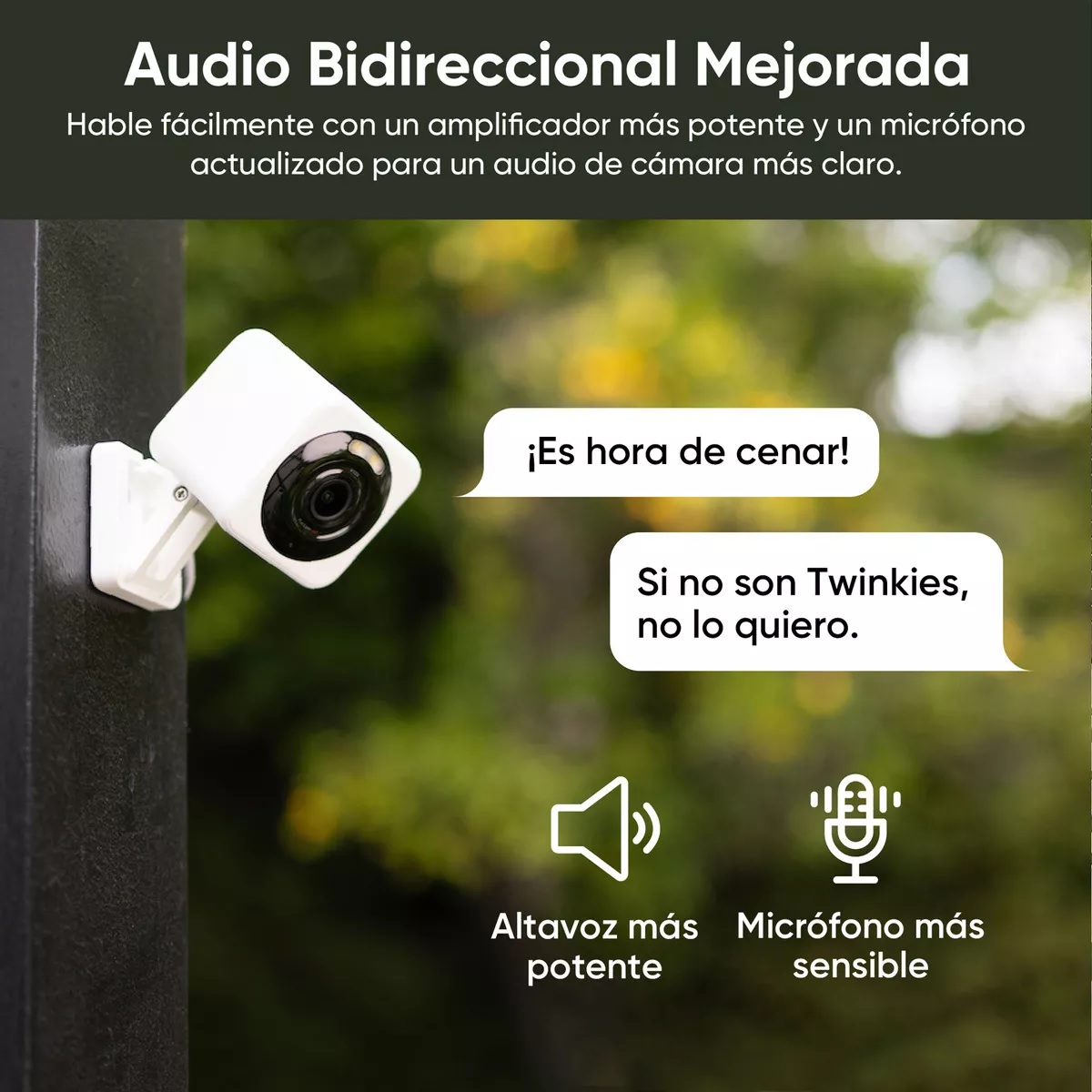 Cámara de seguridad Wyze Cam v4 con resolución de 4MP Blanco