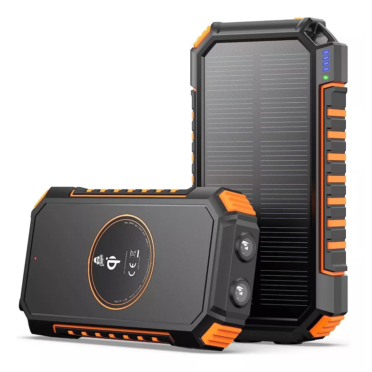 Power Bank Solar Blast Pro 20,000mah, Batería Portátil De Carga Inalámbrica