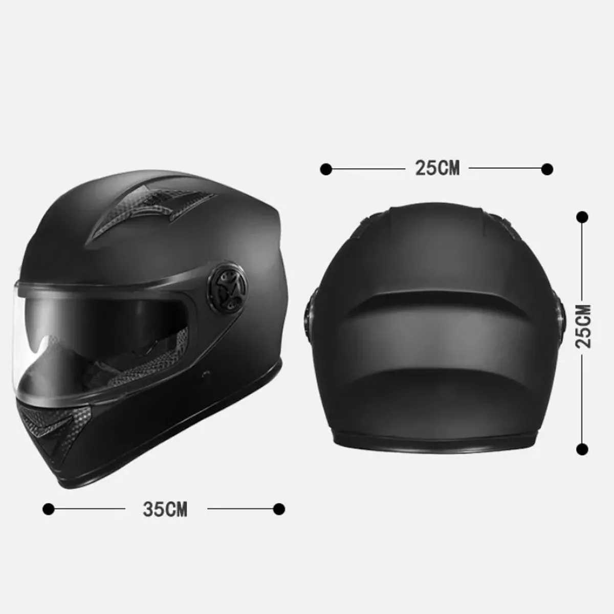 Casco De Moto Cascos De Moto Con Doble Visera En Forma De Pu