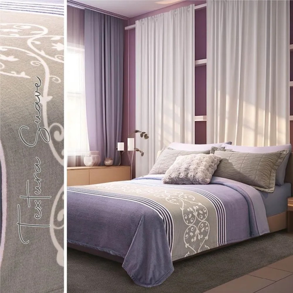 Cobertor Ultrasuave Athenea King Size/Queen Size Concord