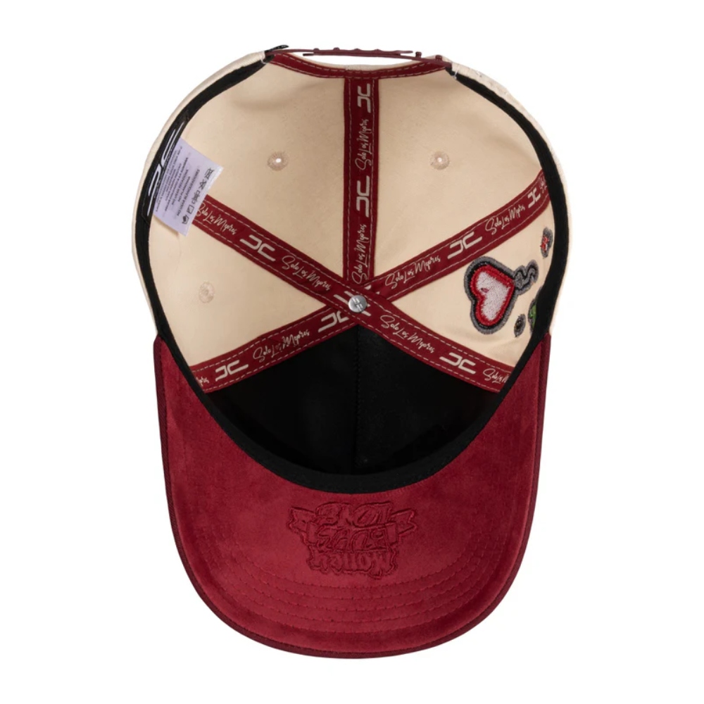 Gorra Jc Hats Money Love Beige-Vino Unisex 002771