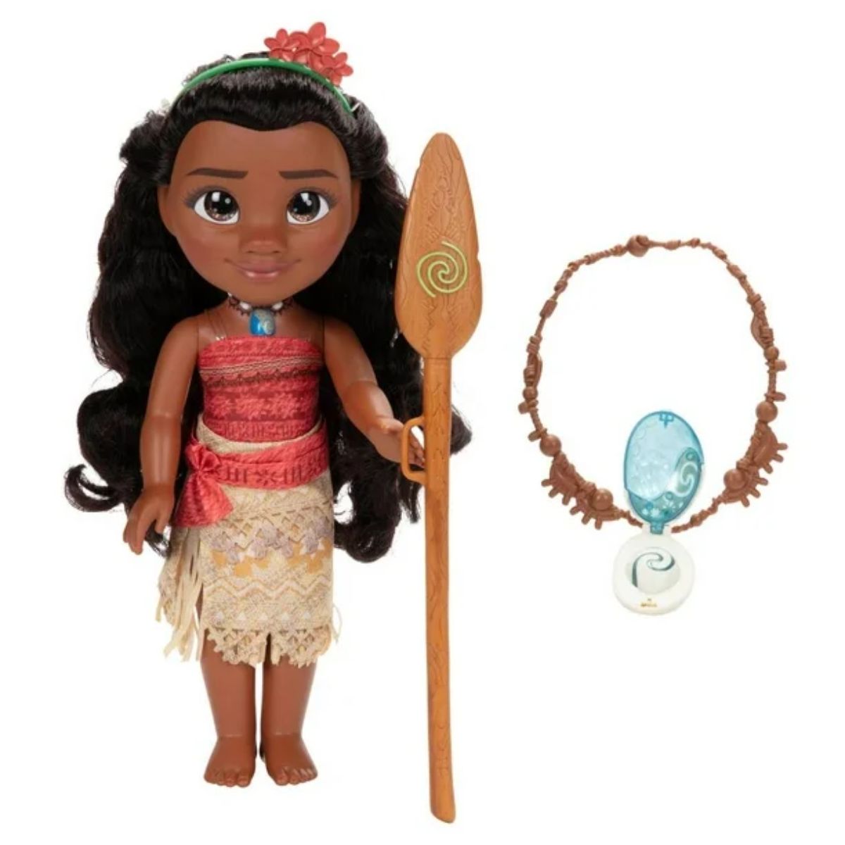 Disney Princess Moana Con Accesorios Jakks Muñeca Original
