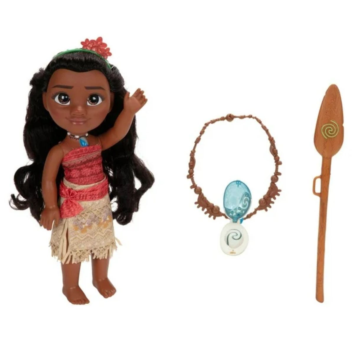 Disney Princess Moana Con Accesorios Jakks Muñeca Original