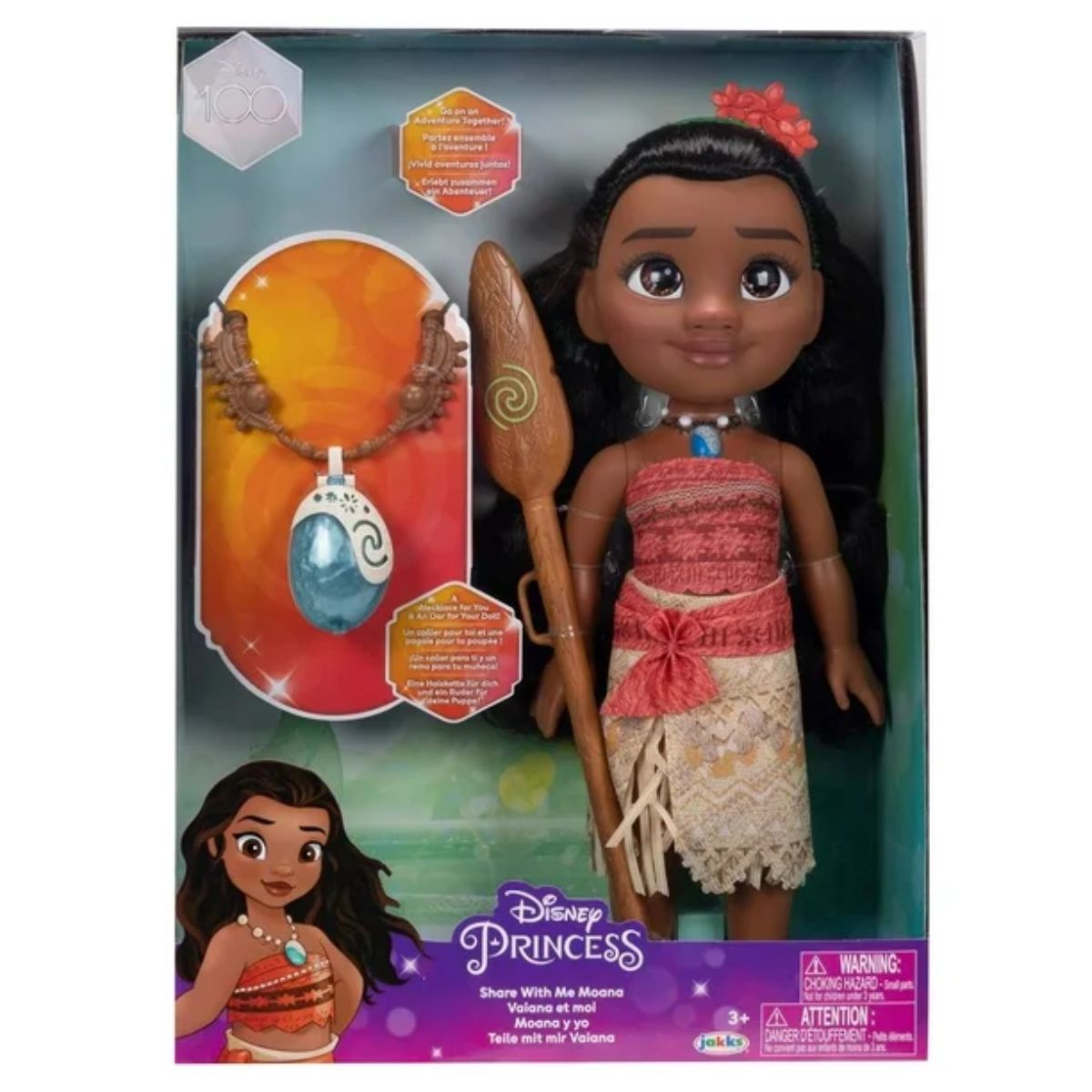 Disney Princess Moana Con Accesorios Jakks Muñeca Original