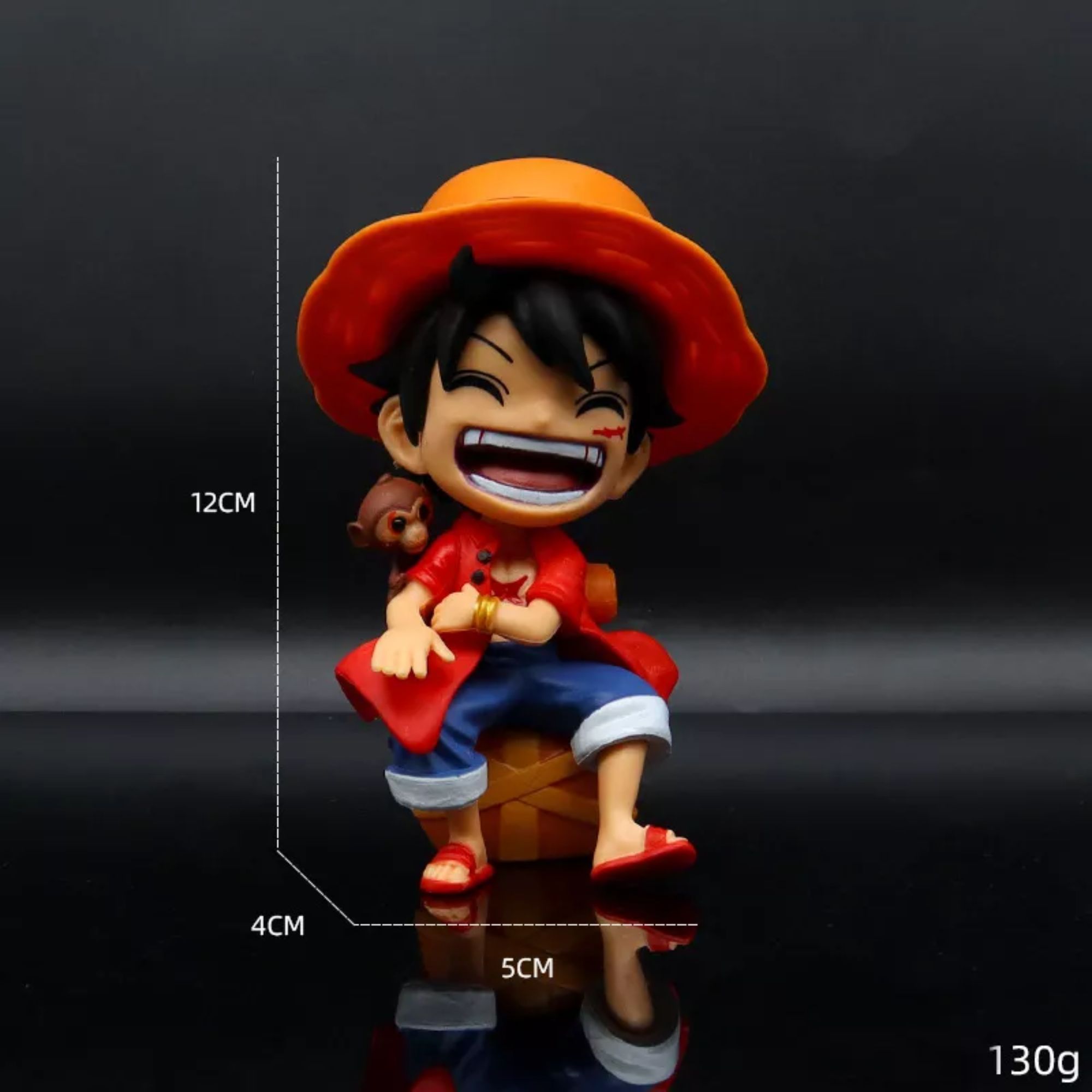 Set 3 Figuras Anime One Piece Luffy Roronoa Zoro Sanji, Figuras Chibi Coleccionable Anime 