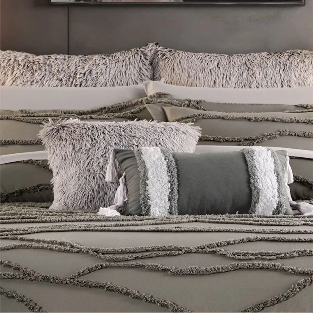 Edredón Lavable Tufted Amber King Size Poliéster Concord 