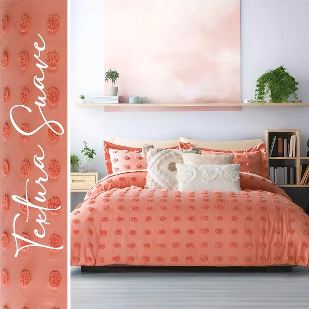 Edredón Lavable Tufted Giselle Mat/Qs Poliéster Concord