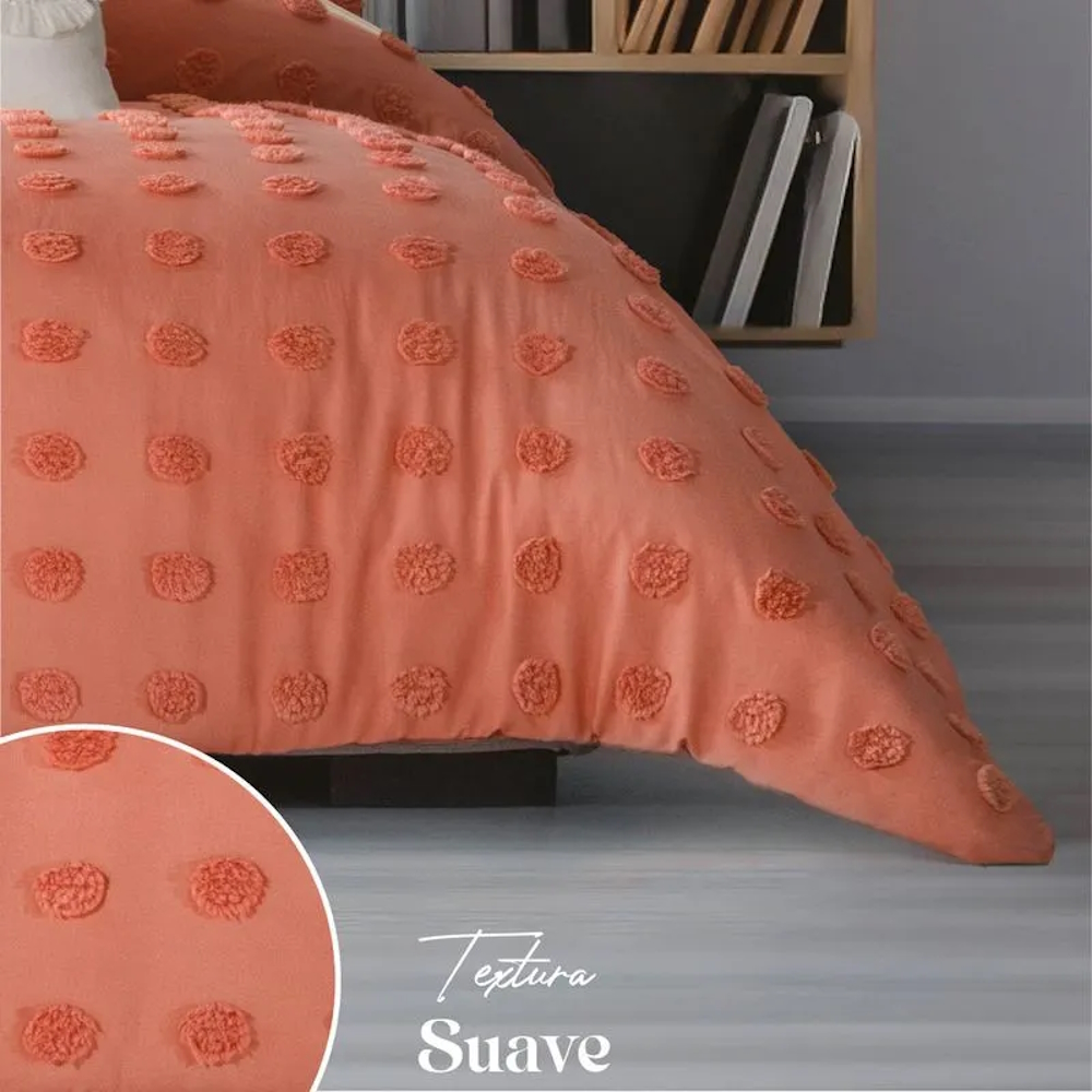 Edredón Lavable Tufted Giselle Mat/Qs Poliéster Concord