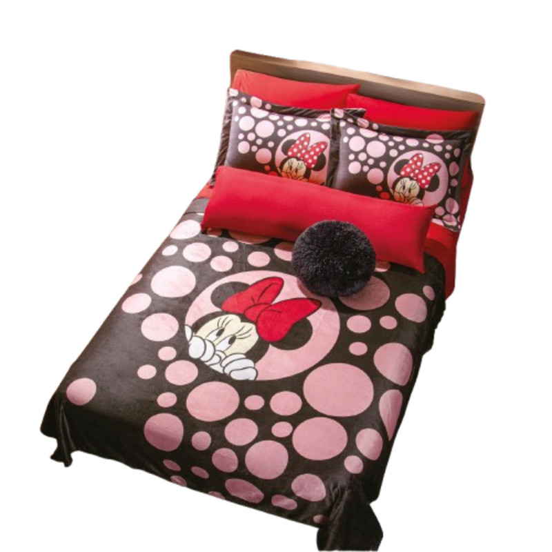 Cobertor Ligero Ultrasuave Minnie Black Mat/Ind Concord 