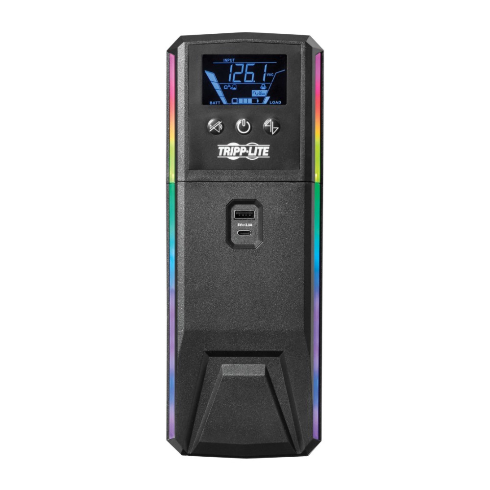 No Break Gamer Tripp Lite by Eaton SMART1000PSGLCD Línea Interactiva, 600W, 1000VA, Entrada 120V, Salida 120V, 8 Contactos