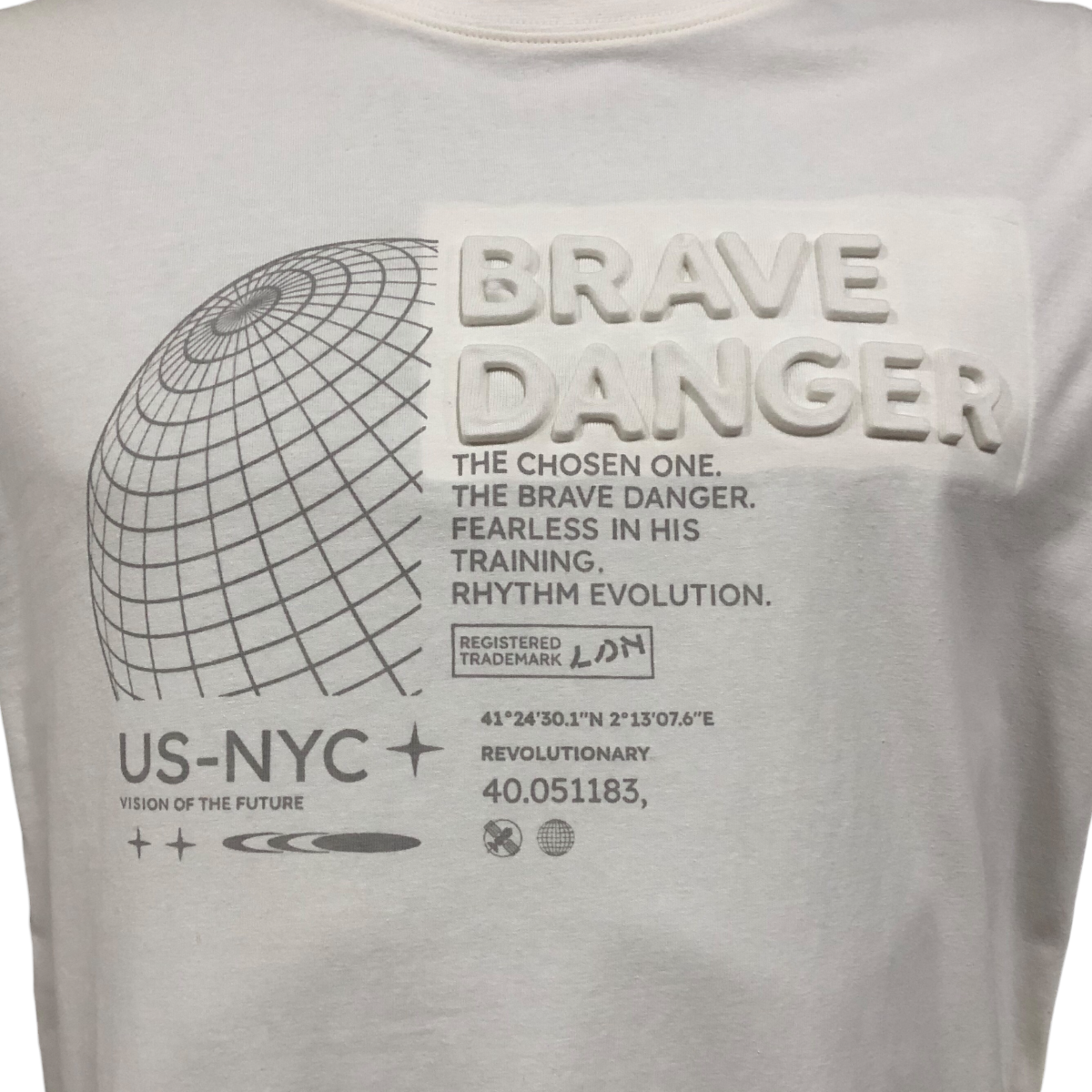 Playera Manga Larga "BRAVE DANGER" Para Caballero LSN
