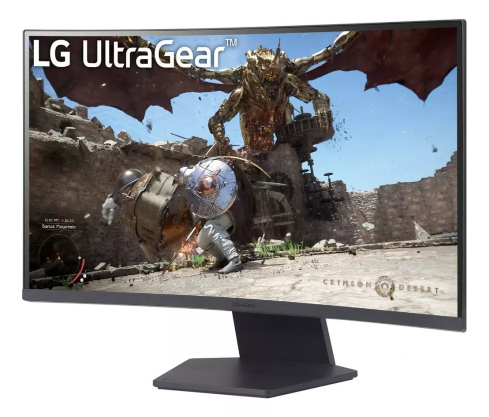 MONITOR LG 27" CURVO QHD FREESYNC 180HZ 1MS HDMI DP 27GS60QC-B 